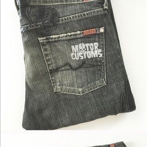 HTF: 7 For All Mankind® ☻︎ GCW Motor Customs Jeans
